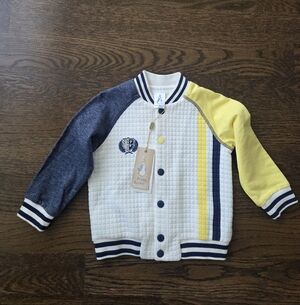 NWT Peter Rabit Yellow and Blue Kids Jacket Sz.3years